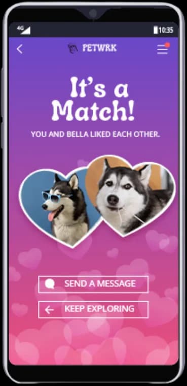 Petwrk app - matching